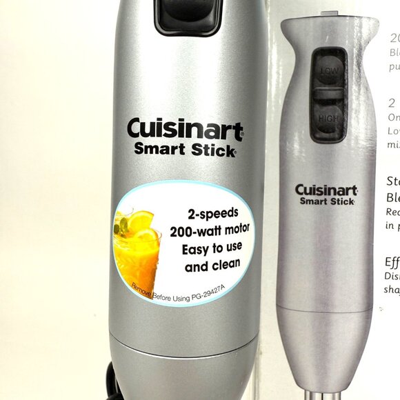 Cuisinart Smart Stick 2 Speed Immersion Blender Csb-75 With Cup And Box - Picture 2 of 7